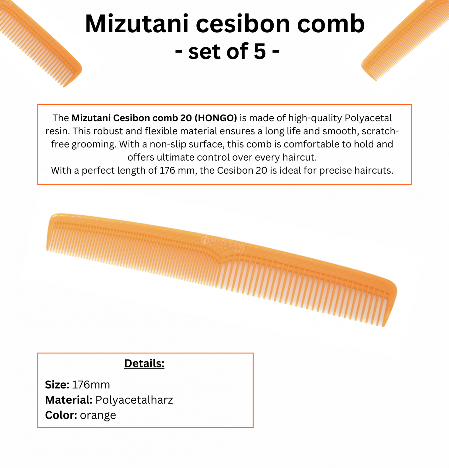 Mizutani Cesibon fésű