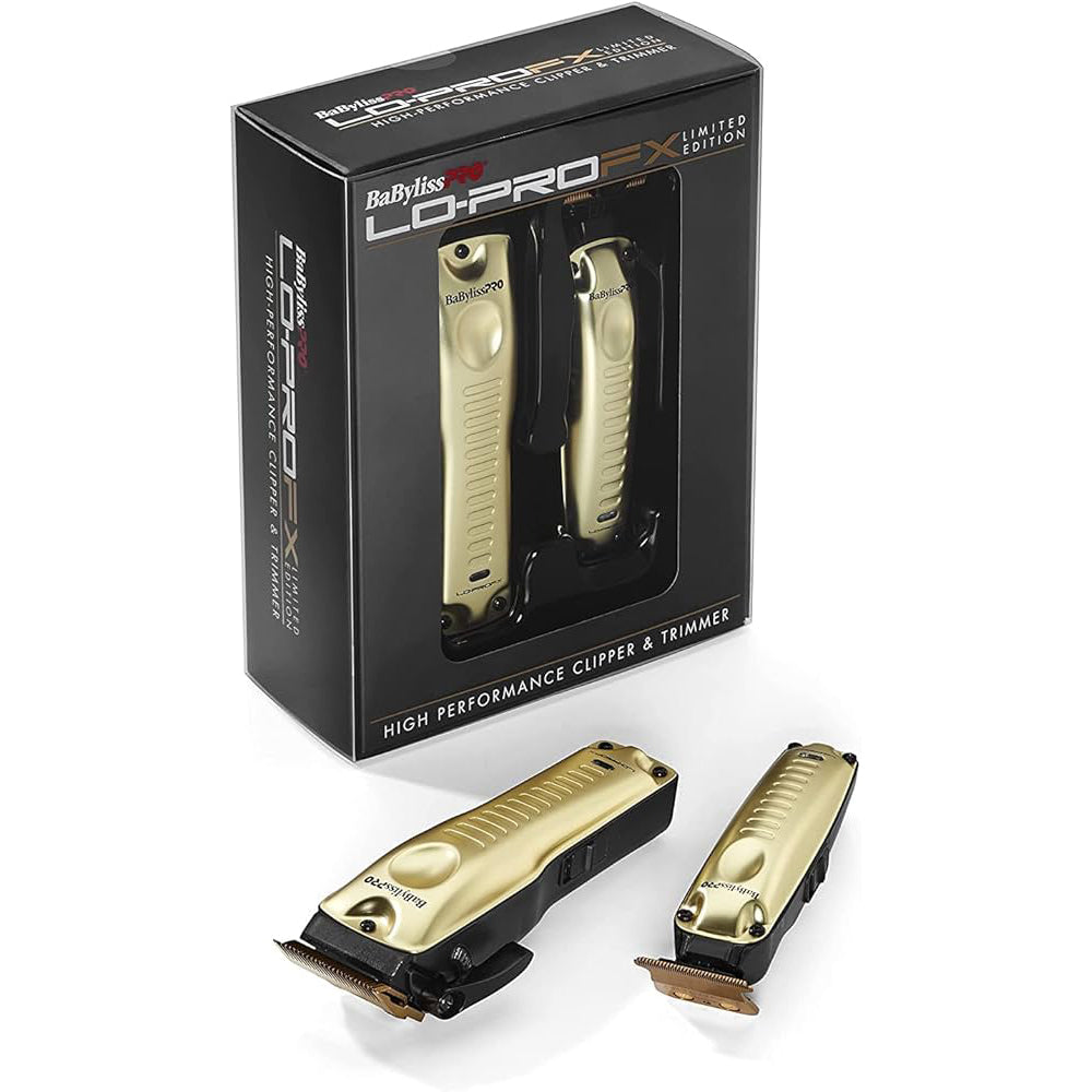 BaByliss Pro Lo-ProFX Limited Edition Clipper & Trimmer Combo, Arany