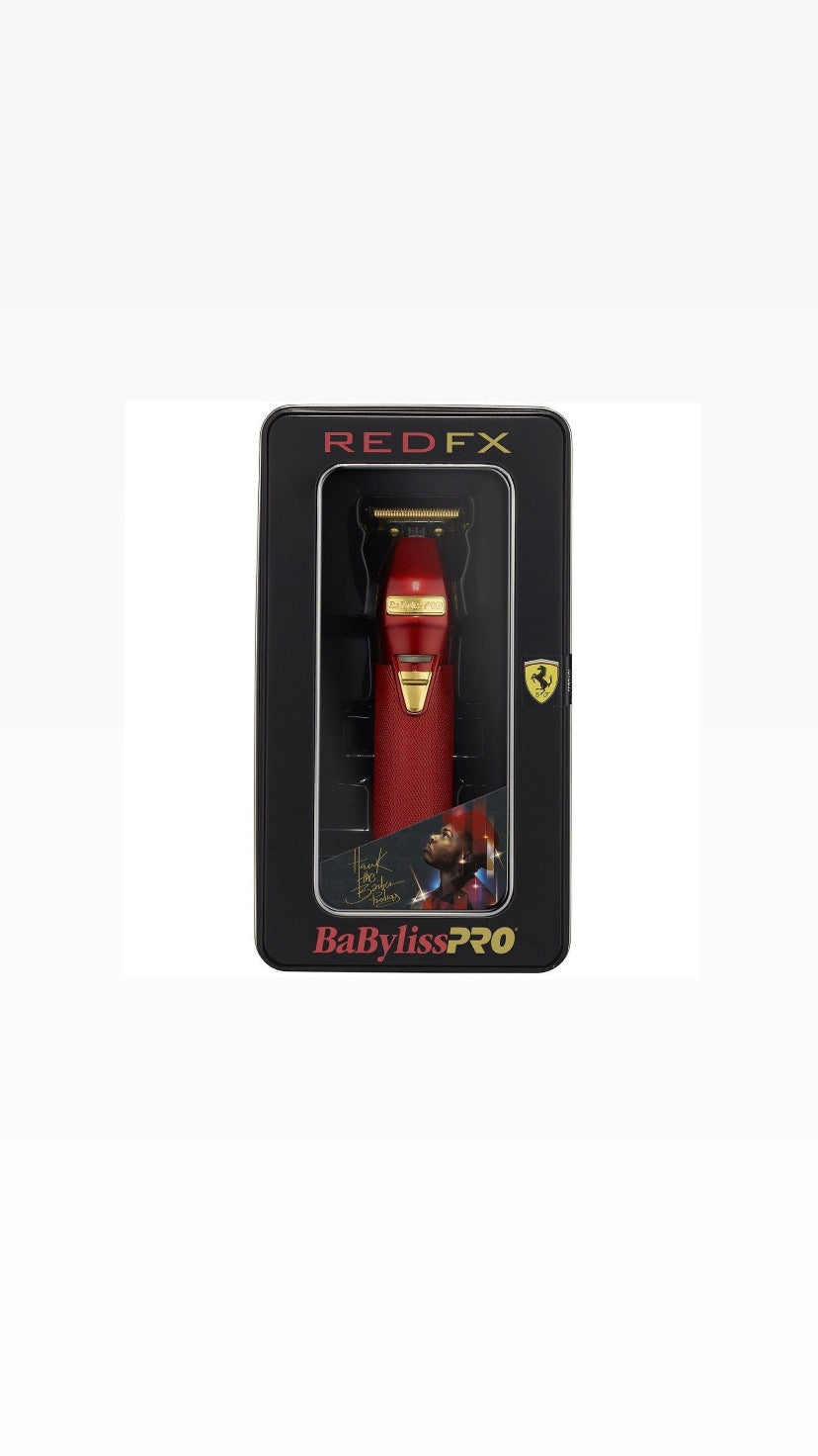 Babyliss Pro Skeleton RED FX 4ARTIST fém kontúrnyíró PIROS ÚJ MODELL